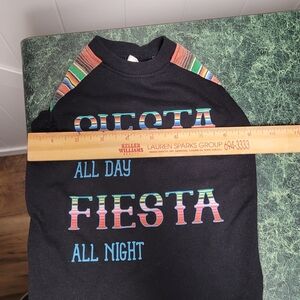 Black Dog Shirt with Colorful Text